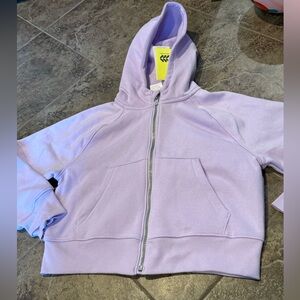 Kids active comfort full zip Lavender Hoodie Jacket